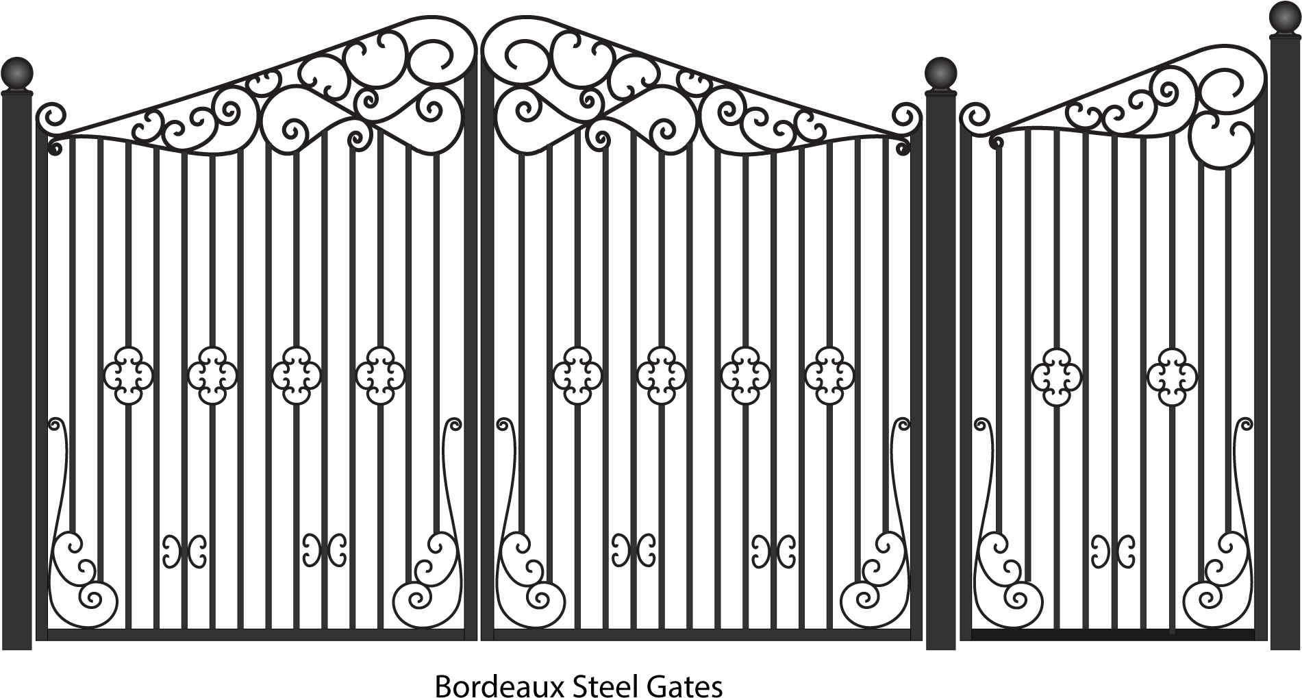 Steel Gate Free HQ Image Transparent PNG Image