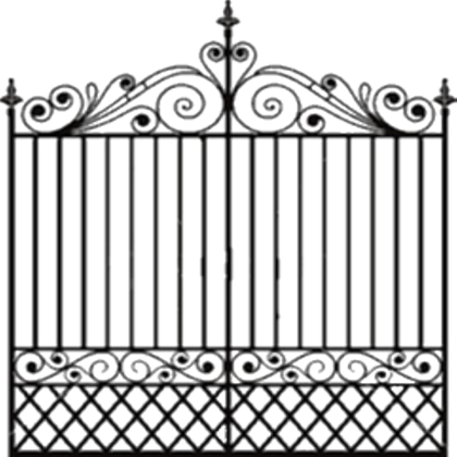 Fancy Gate Photos Transparent PNG Image