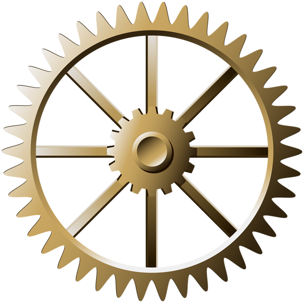 Vintage Gears Colorful Free Transparent Image HD Transparent PNG Image