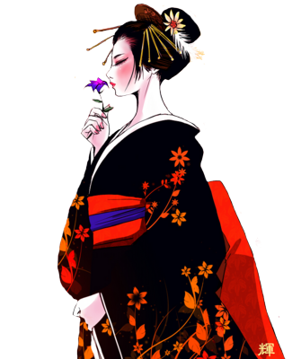 Geisha Png Pic Transparent PNG Image