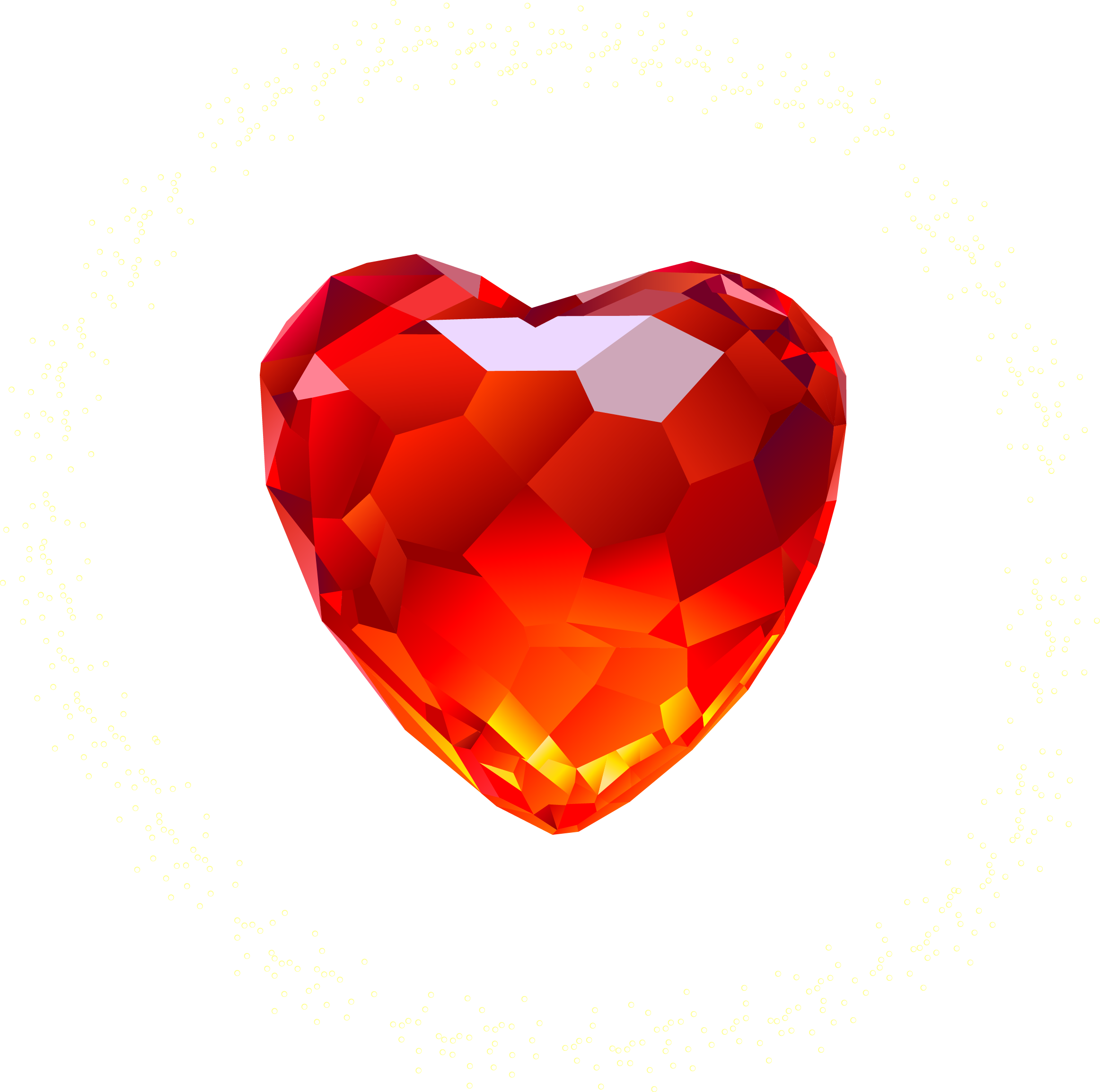 Crystal Gemstone Heart Download HQ Transparent PNG Image