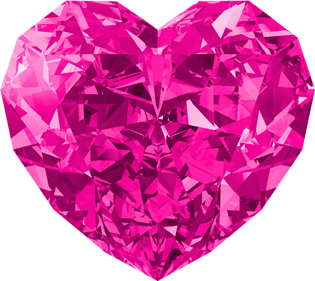 Pink Heart Gemstone HD Image Free Transparent PNG Image