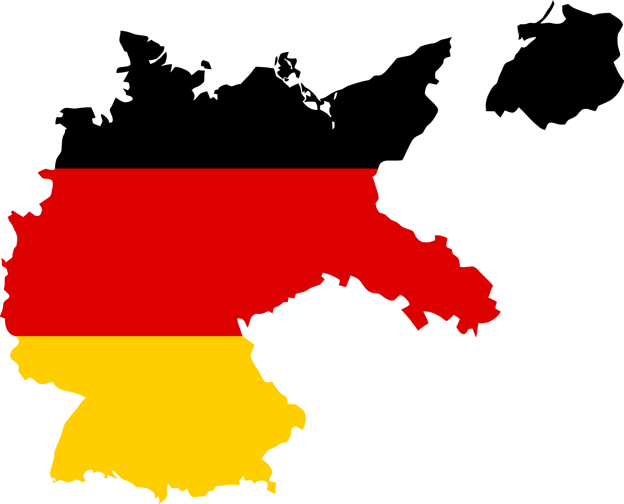 Map Flag Germany Free HQ Image Transparent PNG Image