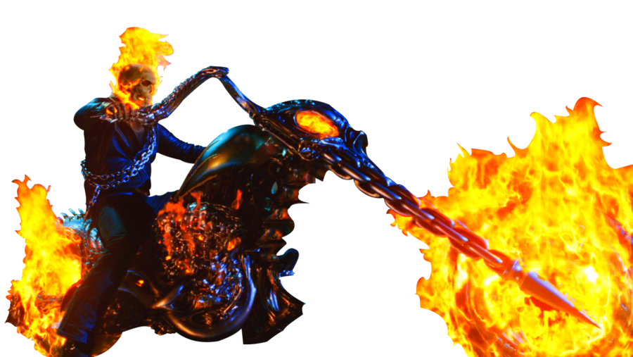 Ghost Photos Flame Rider Free Photo Transparent PNG Image