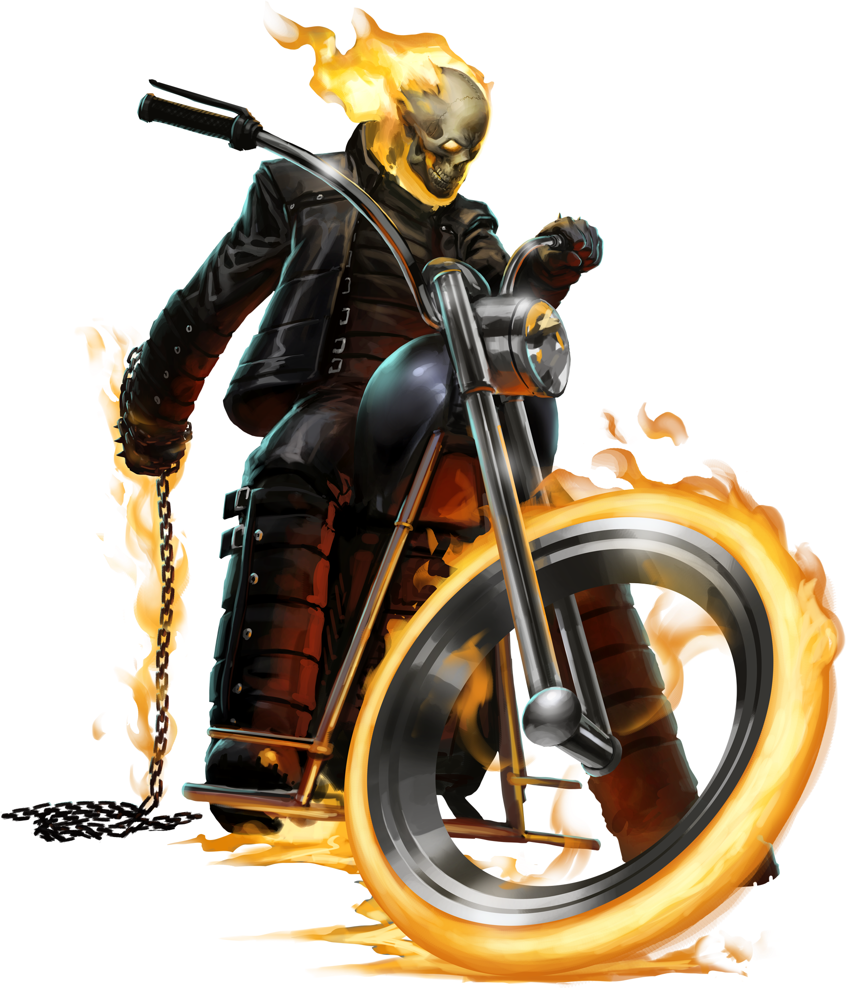 Ghost Pic Flame Rider HQ Image Free Transparent PNG Image