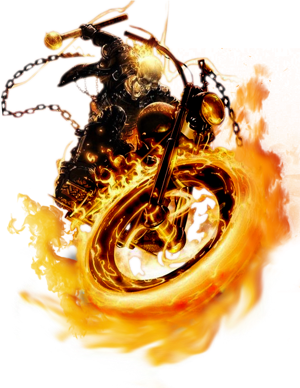 Ghost Picture Flame Rider Download HQ Transparent PNG Image