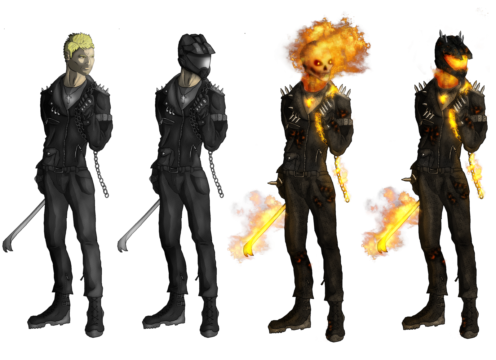 Ghost Rider Face Transparent Image Transparent PNG Image