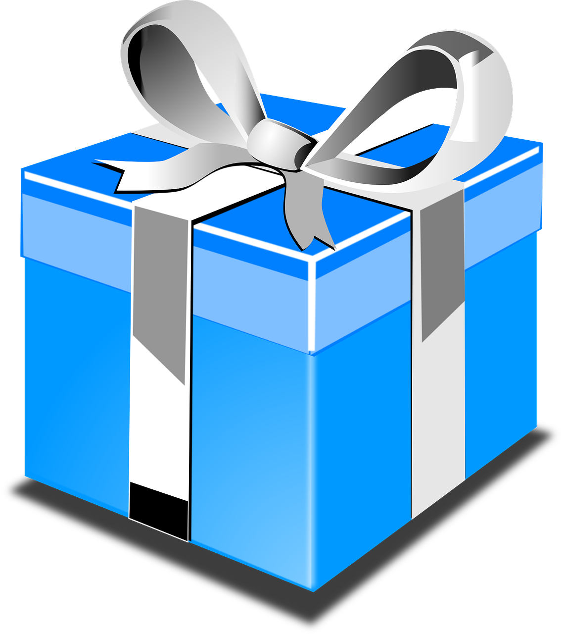 Blue Birthday Gift Free Download Image Transparent PNG Image