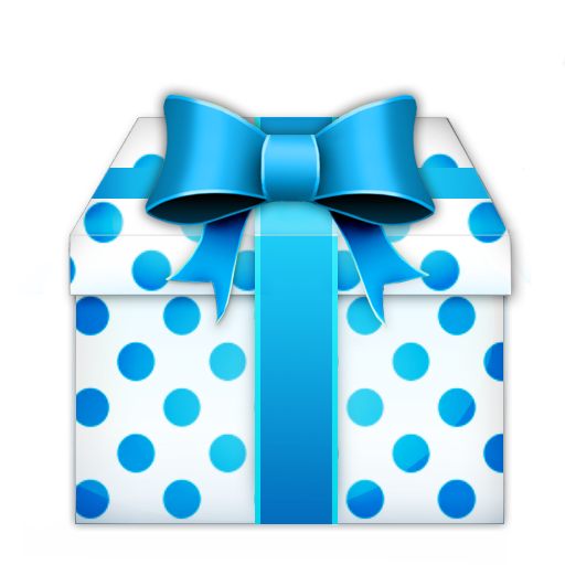 Blue Christmas Gift Free Photo Transparent PNG Image