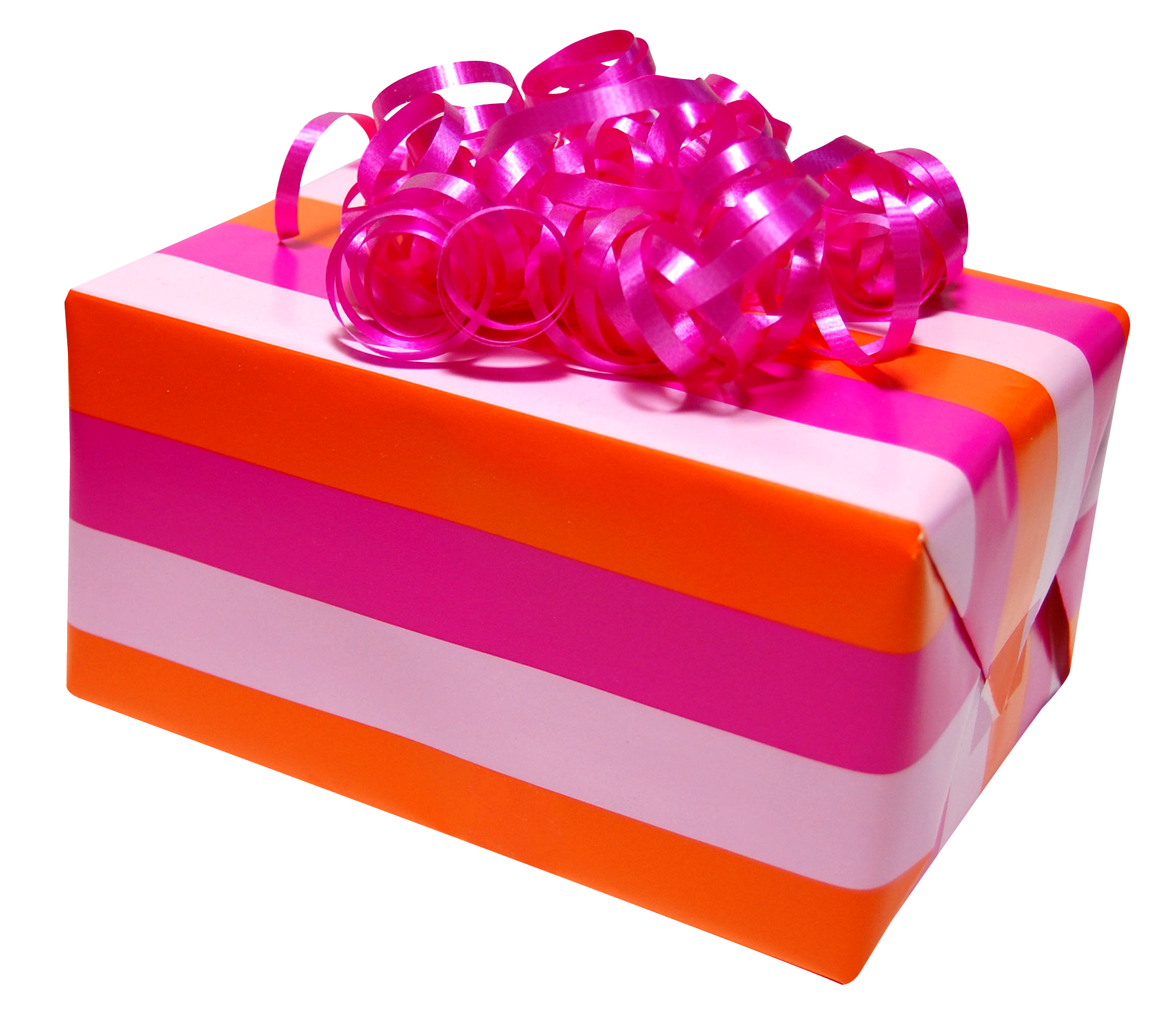 Pink Birthday Present Free Clipart HQ Transparent PNG Image