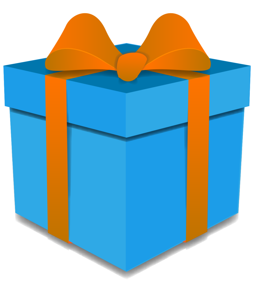 Blue Vector Gift Free HD Image Transparent PNG Image