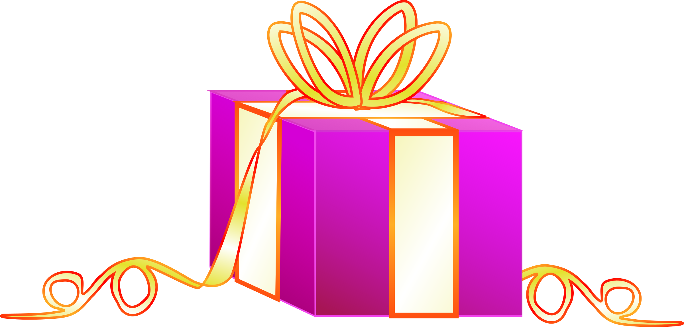 Pink Birthday Vector Gift Free HQ Image Transparent PNG Image