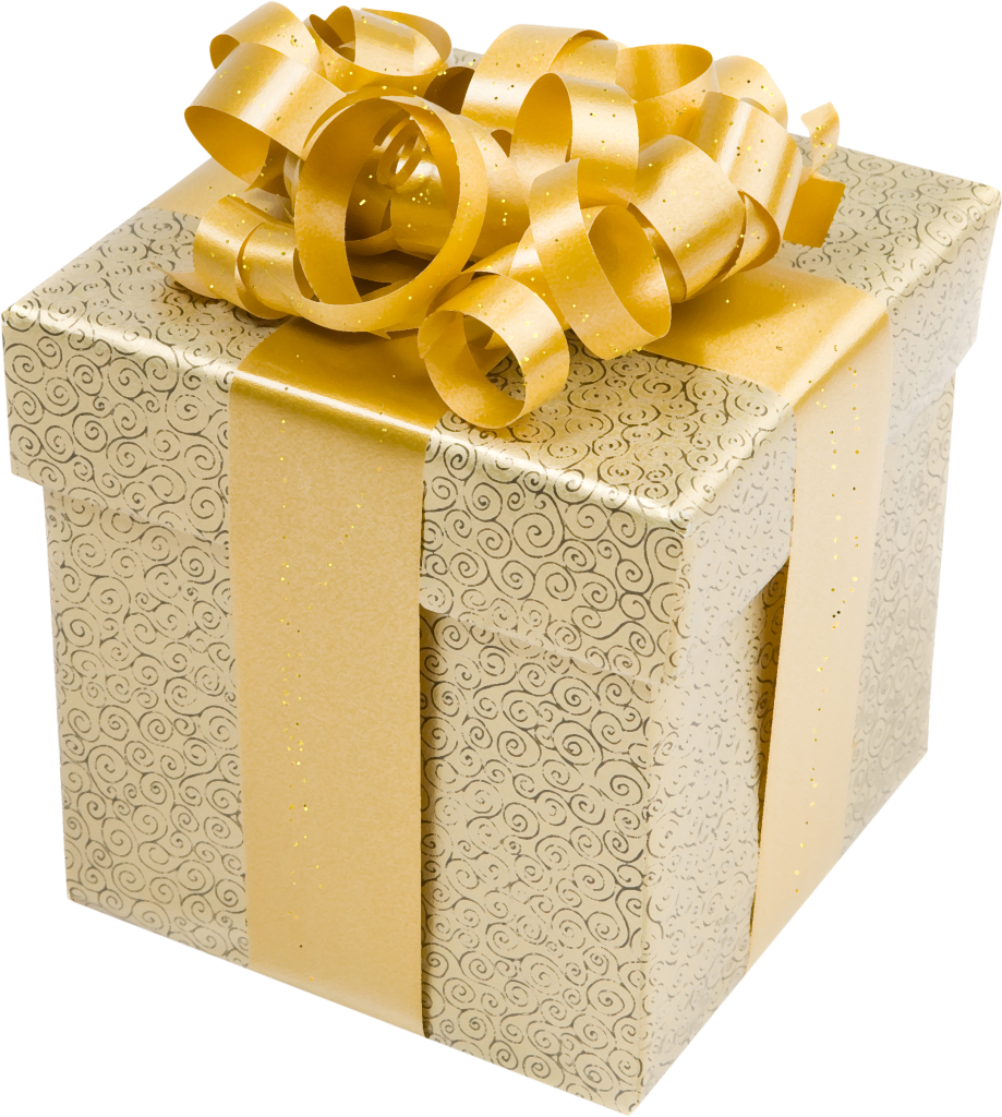 Gift Gold Free Transparent Image HQ Transparent PNG Image