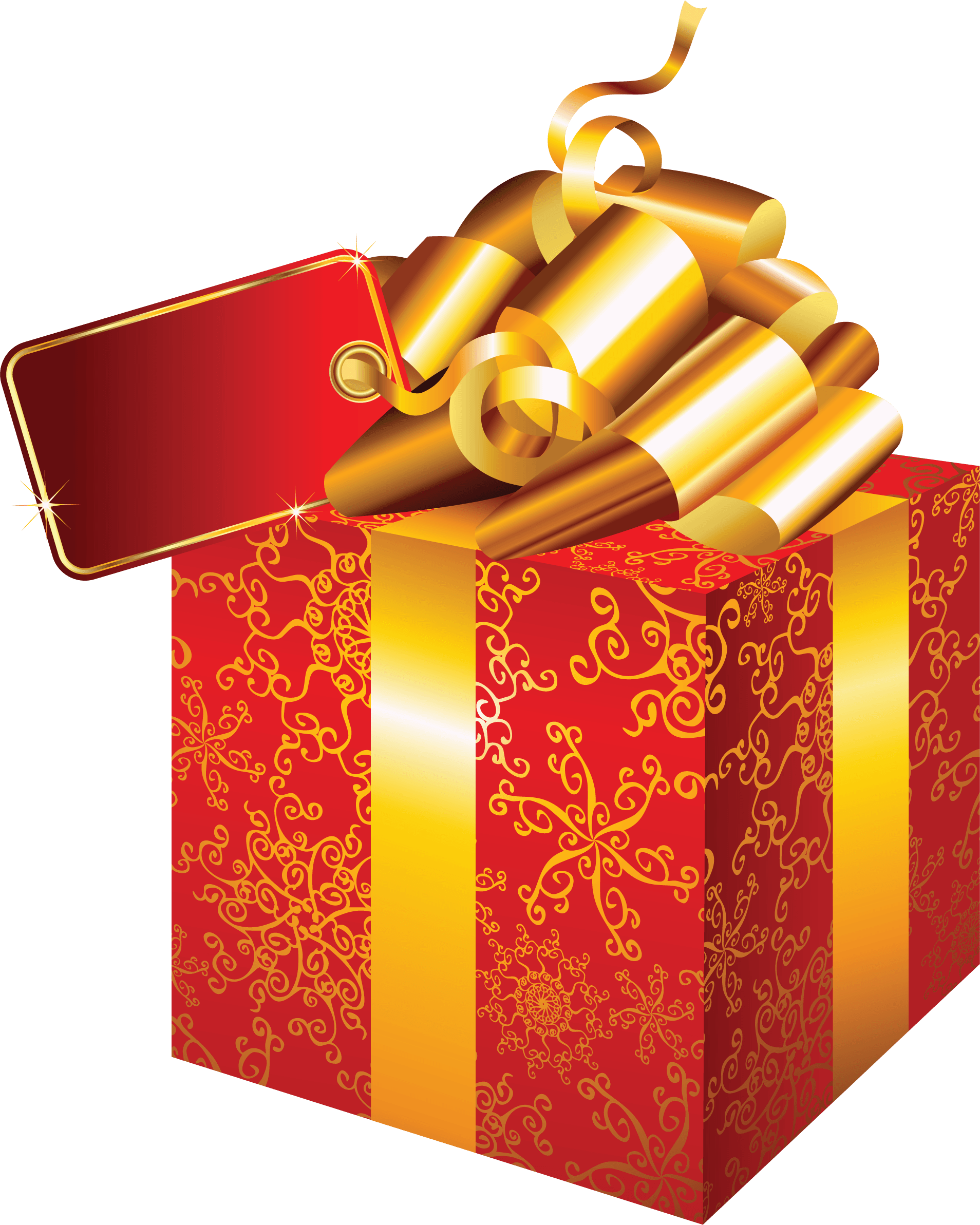 Gift Red Box Png Image Transparent PNG Image