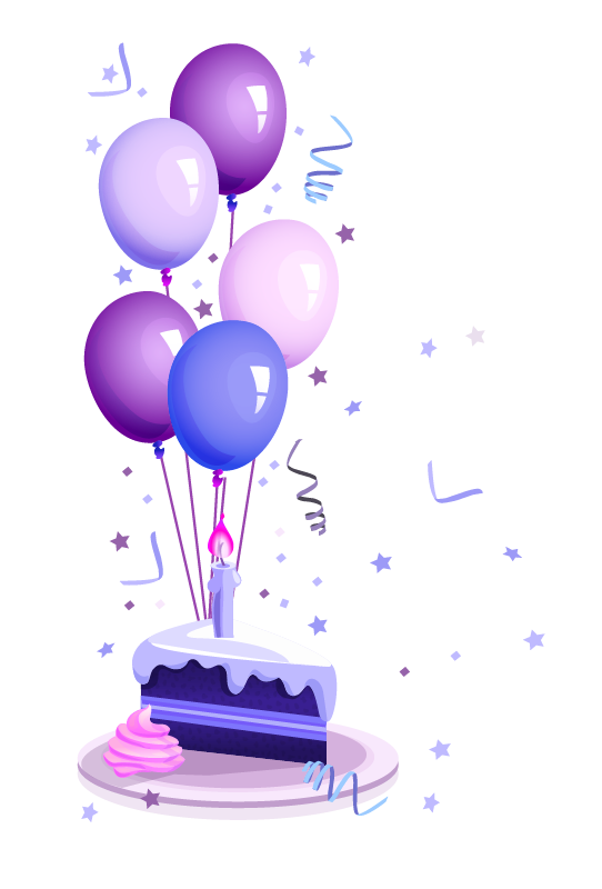 To Birthday Cake Party You Happy Transparent PNG Image