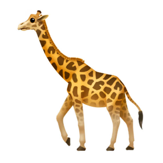 Small Giraffe Vector HQ Image Free Transparent PNG Image