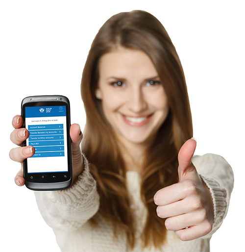 Mobile Using Girl Phone Happy Transparent PNG Image