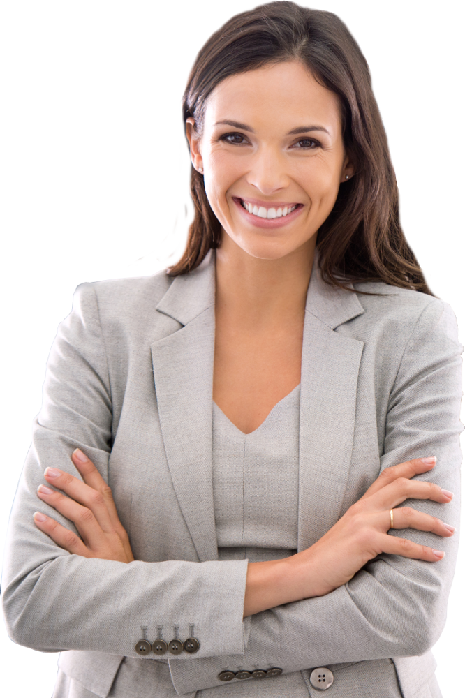 Smiling Woman Business Free Photo Transparent PNG Image