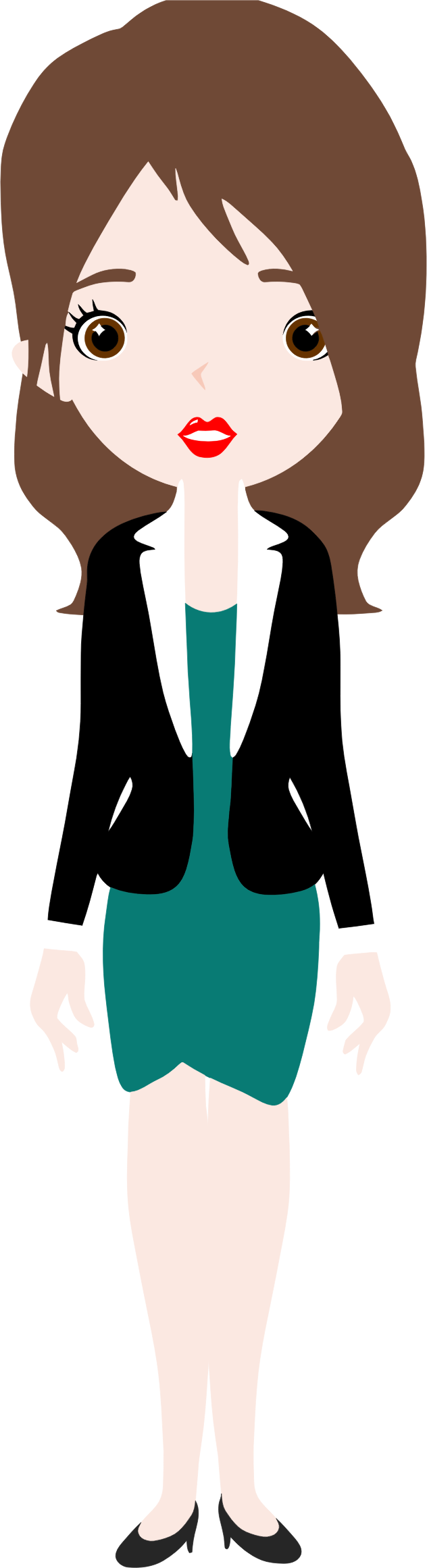 Woman Vector Business Free Clipart HQ Transparent PNG Image