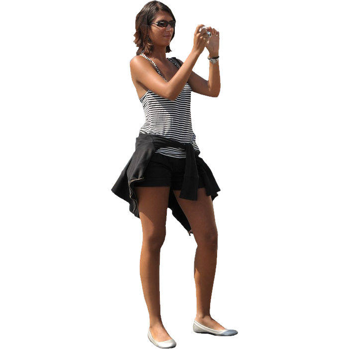 Camera Girl Transparent PNG Image