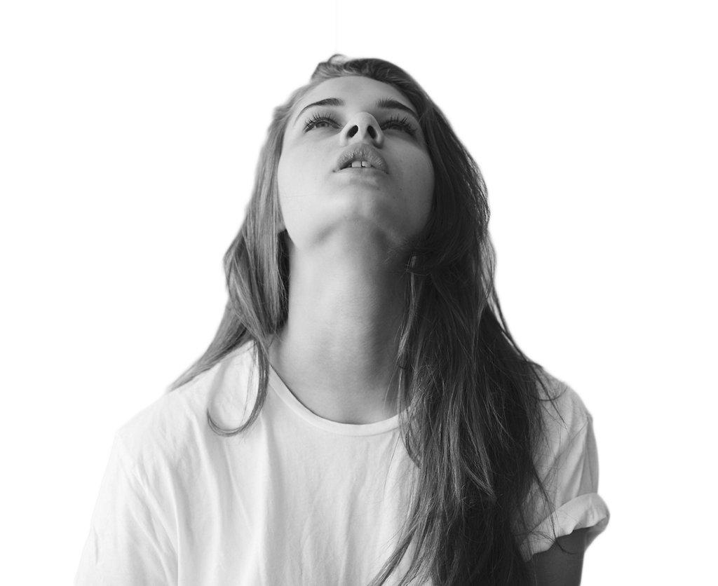 Hopeful Girl Transparent PNG Image