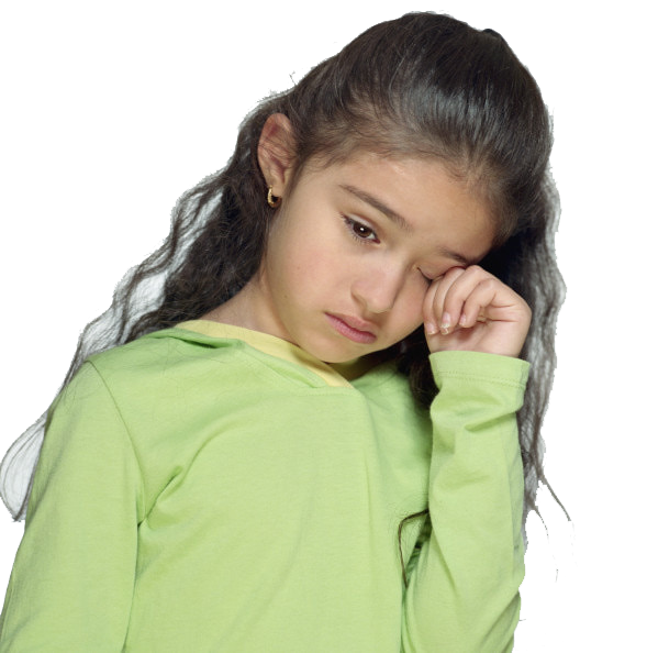 Sad Little Girl Transparent PNG Image