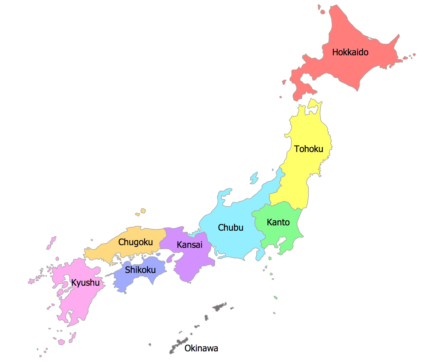 Japan Map HD HQ Image Free PNG Transparent PNG Image