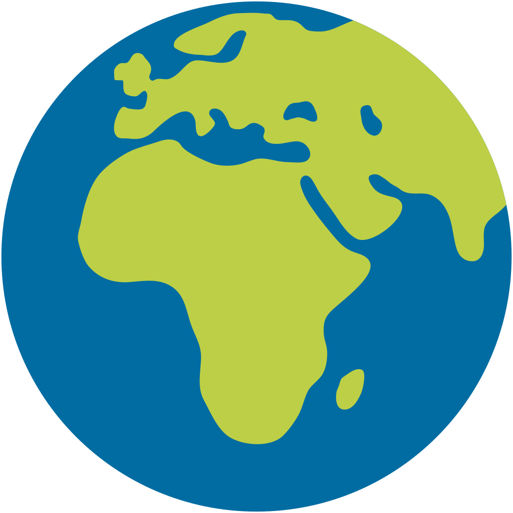 World Globe Google Earth Emoji Free Frame Transparent PNG Image