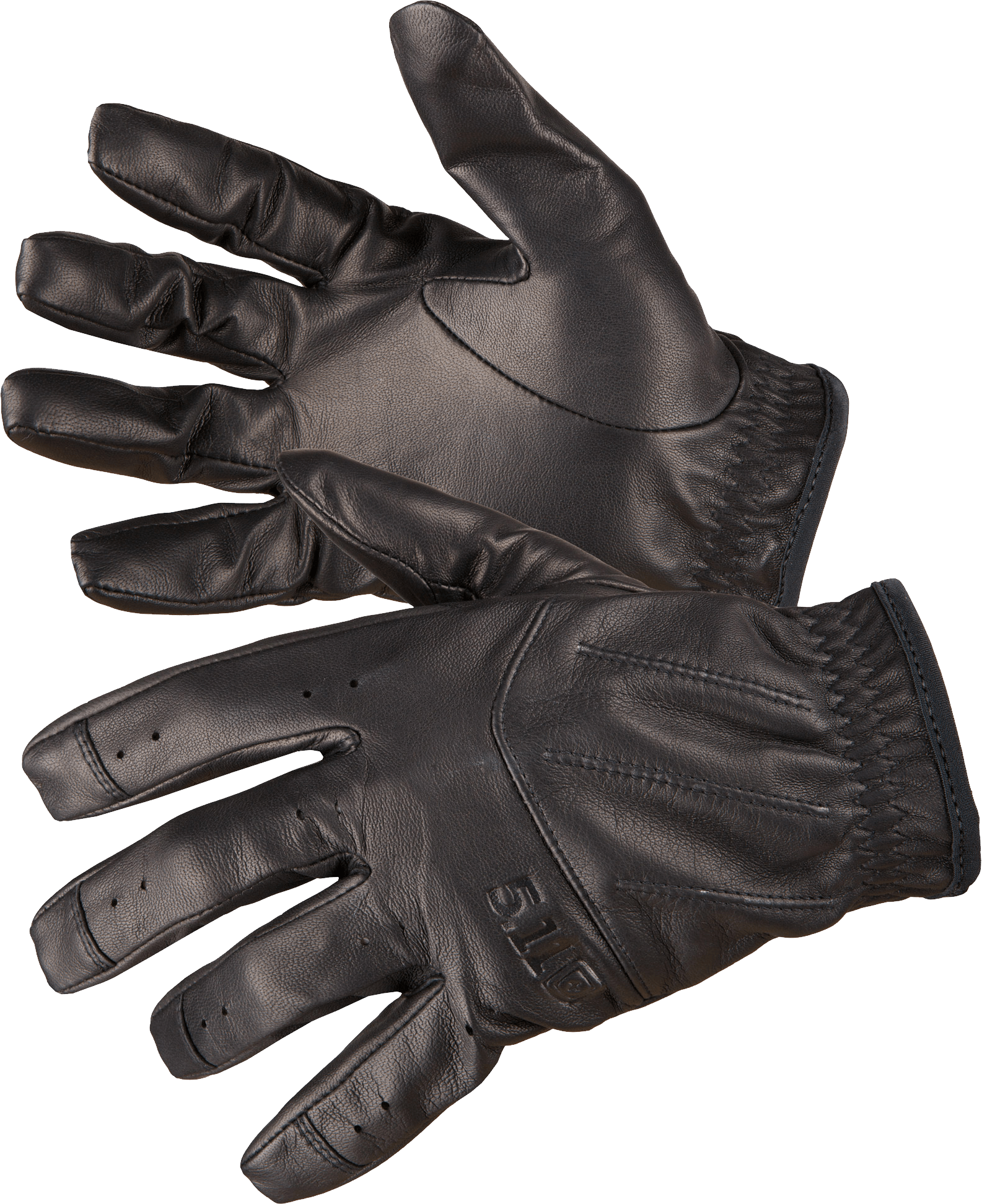 Black Leather Gloves Png Image Transparent PNG Image