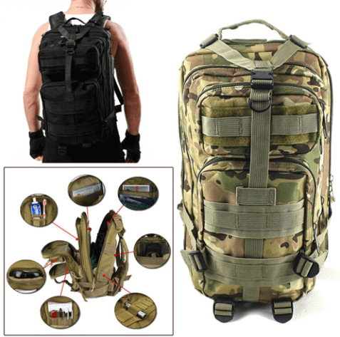 Survival Backpack Free Photo PNG Transparent PNG Image