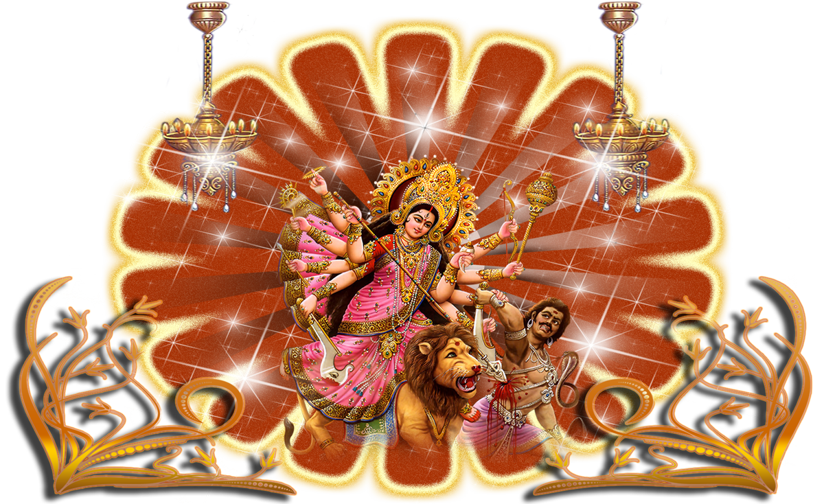 Goddess Durga Maa Free Png Image Transparent PNG Image