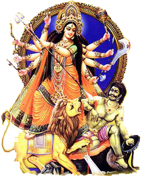 Goddess Durga Maa Png Picture Transparent PNG Image