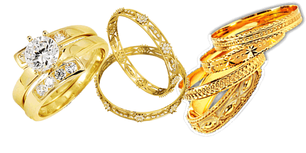 Gold Jewelry Clipart Transparent PNG Image