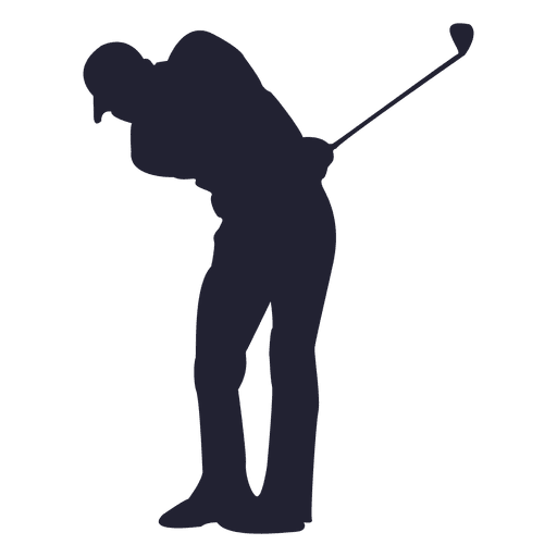 Golf Silhouette Free Clipart HQ Transparent PNG Image