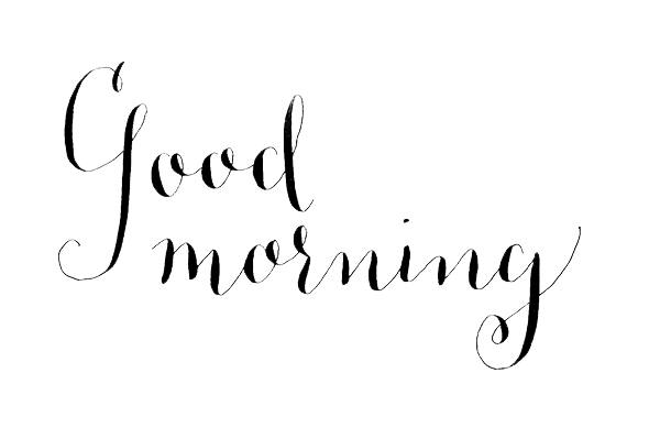 Good Morning Photo Transparent PNG Image