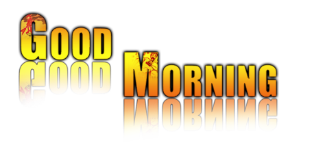 Good Morning Transparent Transparent PNG Image