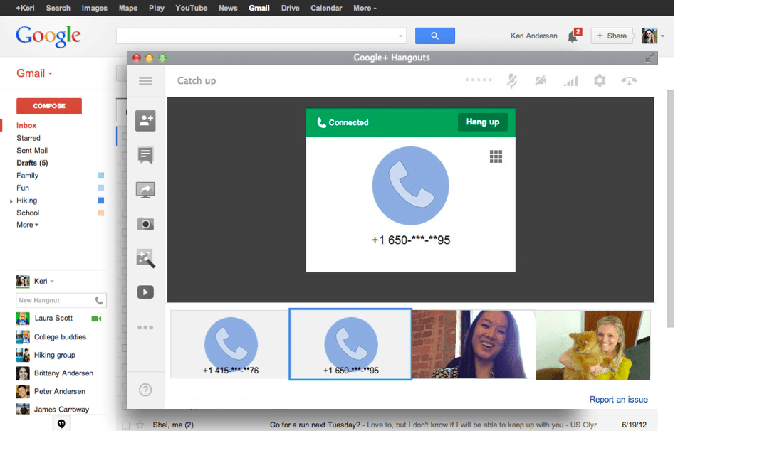 Voice Google Call Telephone Hangouts Free HD Image Transparent PNG Image