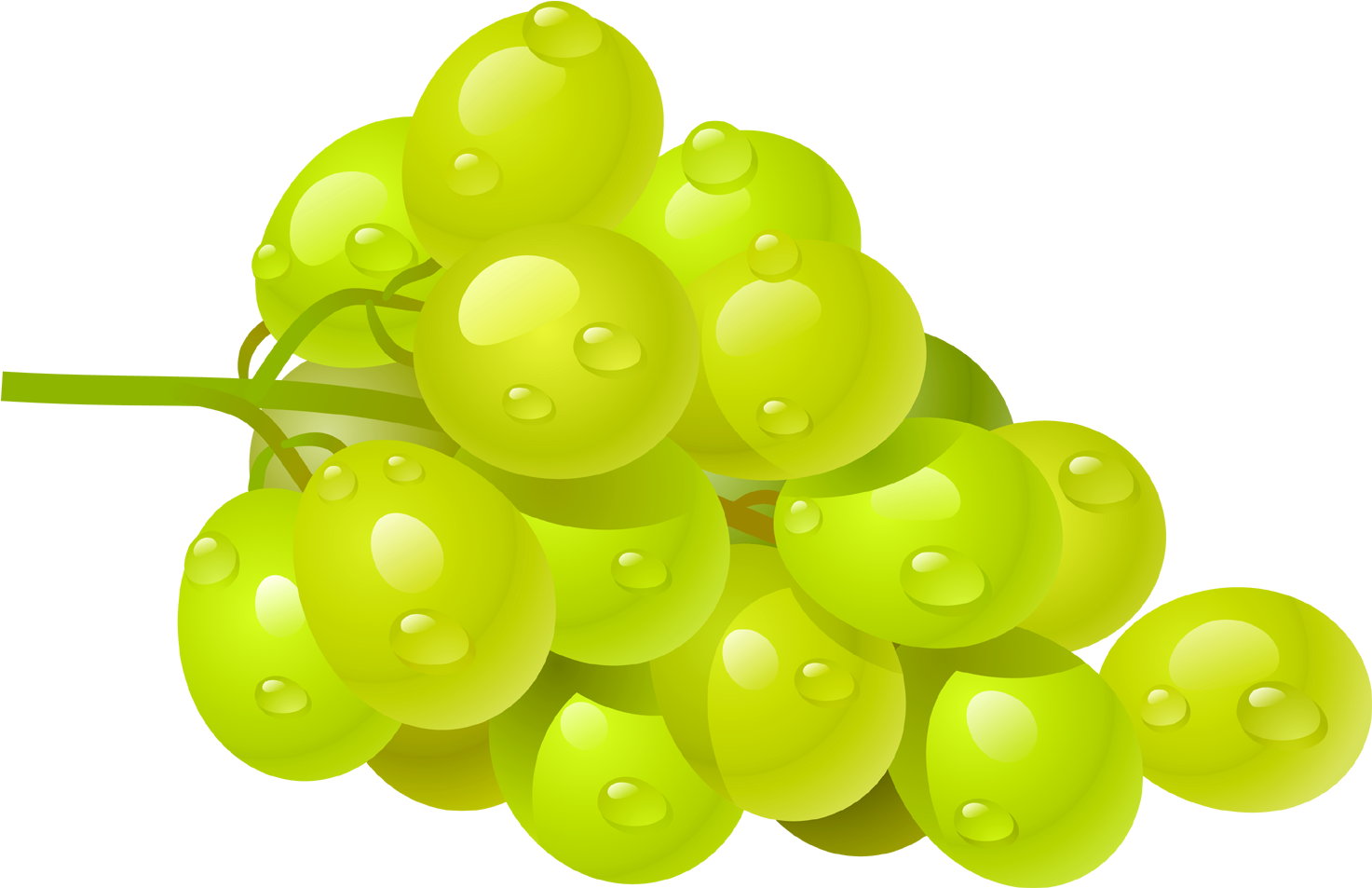 Green Organic Grapes Free Transparent Image HD Transparent PNG Image