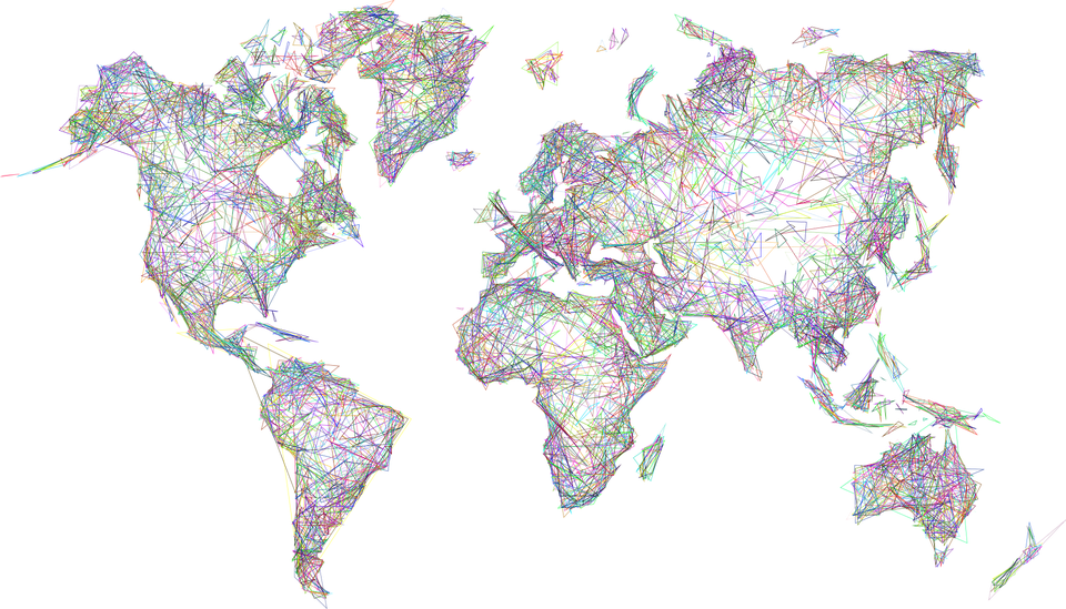 Abstract World Map Picture Free Download Image Transparent PNG Image