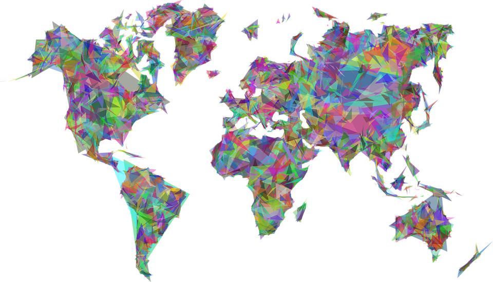 Abstract World Map Free Clipart HD Transparent PNG Image