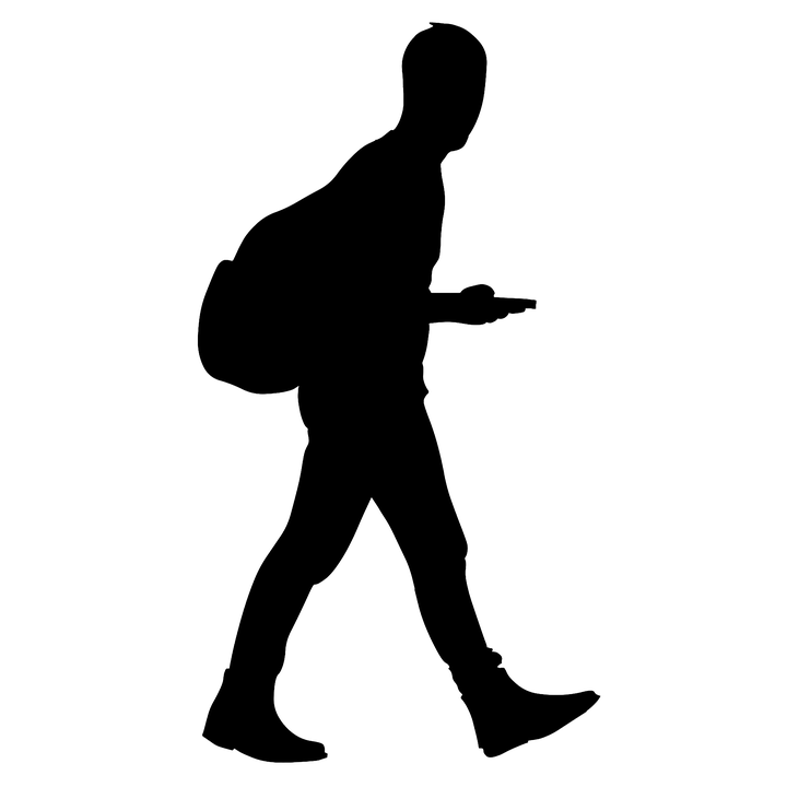 Men Silhouette Free HQ Image Transparent PNG Image