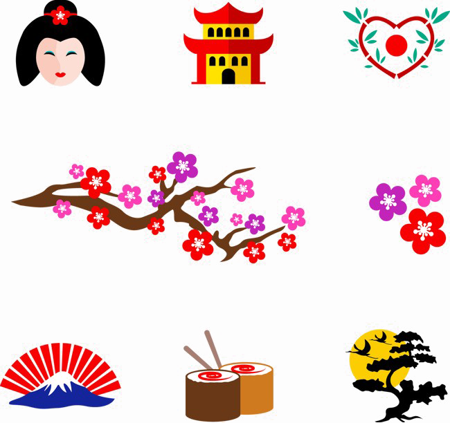 Japanese Elements Free Clipart HD Transparent PNG Image