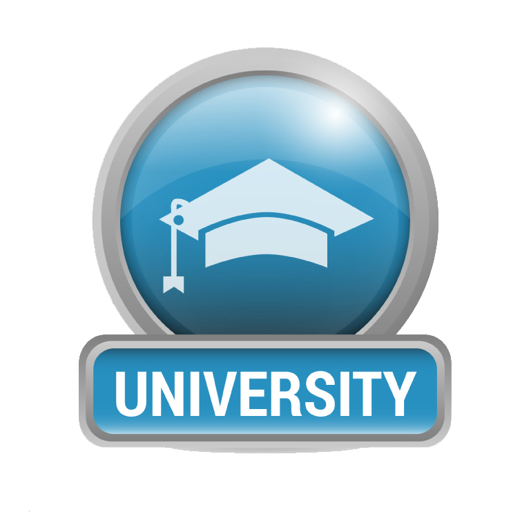 University Material Metallic Vector Logo Campus Transparent PNG Image