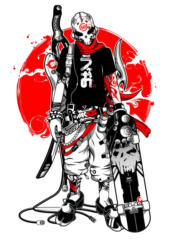 Graphic Skull Punk Design Teenager Deviantart Transparent PNG Image