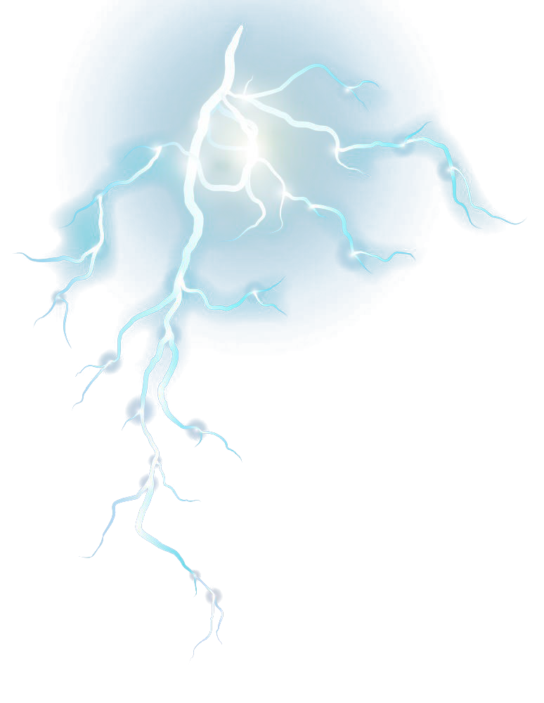 Blue Graphic Pattern Strikes Lightning Design Transparent PNG Image