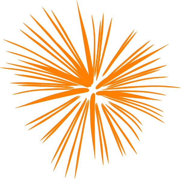 Symmetry Point Fireworks Computer Orange Icons Transparent PNG Image