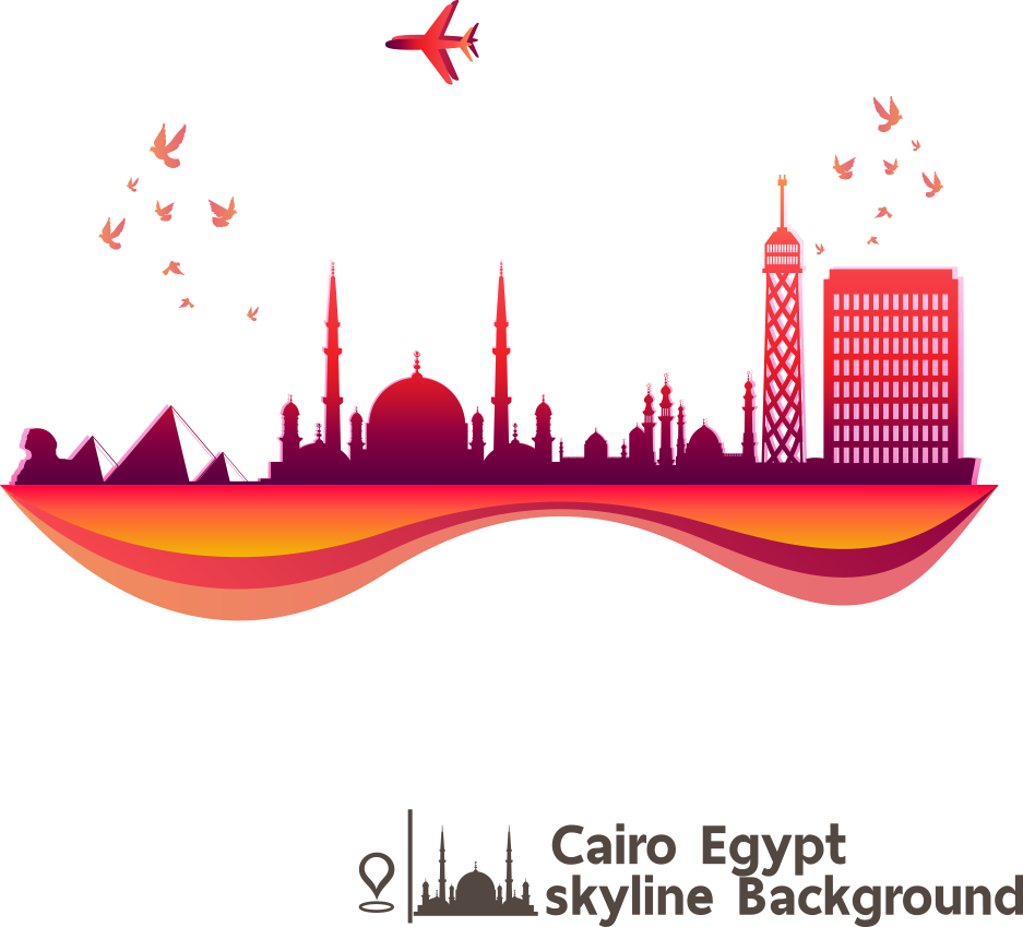 Cairo Skyline Shutterstock Recreation Text HD Image Free PNG Transparent PNG Image