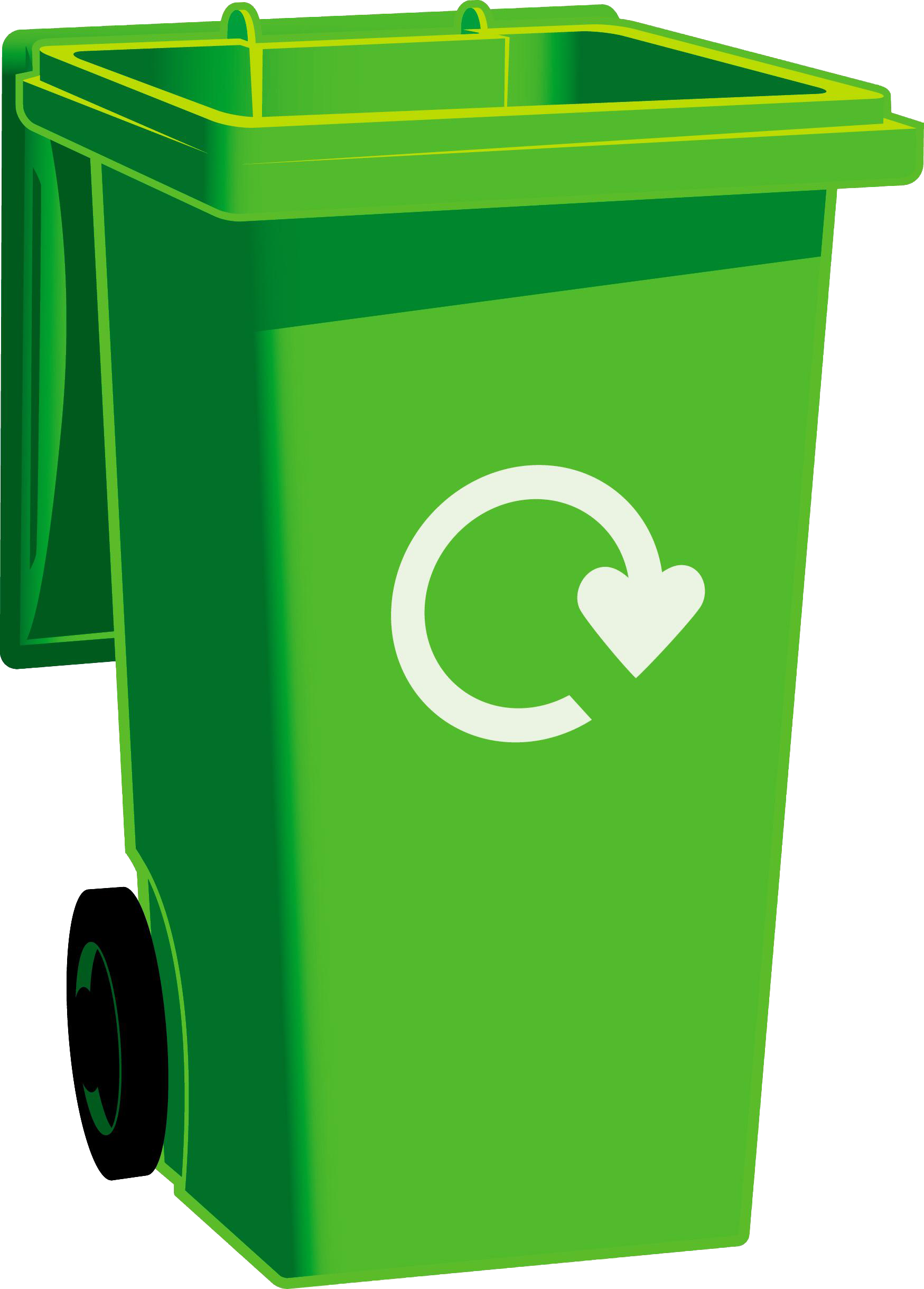 Bin Recycling Baskets Paper Green Rubbish Recycle Transparent PNG Image