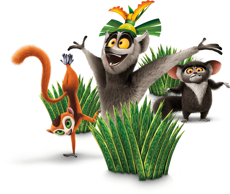 Madagascar Julien Plant Animation Dreamworks Bird Flightless Transparent PNG Image