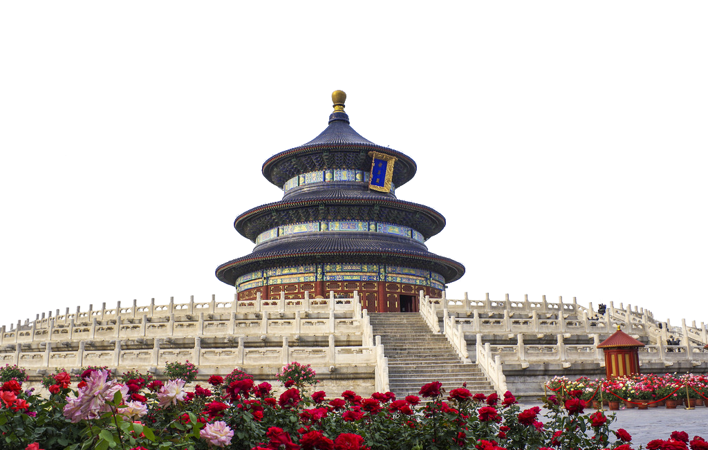 Summer Great Heaven Palace City Wall Of Transparent PNG Image